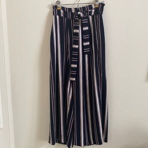 Zara Trafaluc Striped Culottes